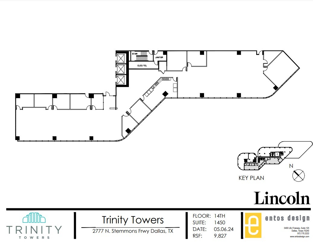 2777 N Stemmons Fwy, Dallas, TX à louer Plan d’étage- Image 1 de 1