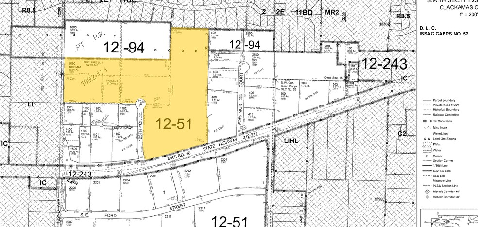 12601-12760 SE Highway 212, Clackamas, OR for lease - Plat Map - Image 2 of 10