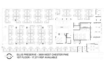 3809 West Chester Pike, Newtown Square, PA à louer Plan de site- Image 1 de 1