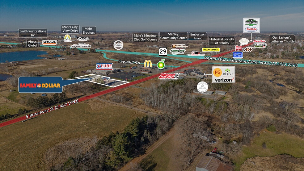 618 S Broadway St, Stanley, WI for sale - Building Photo - Image 3 of 5