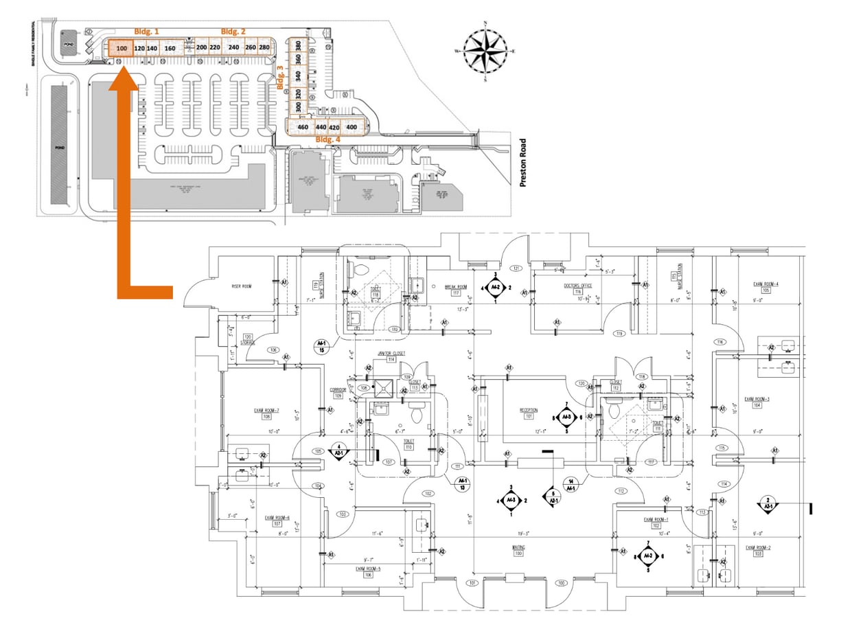 3925 S Preston Rd, Celina, TX 75009 - Unit 100 -  - Floor Plan - Image 1 of 1