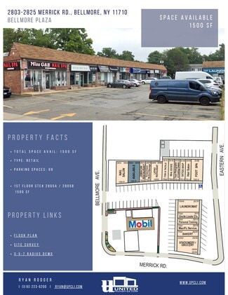 Plus de détails pour 2803-2815 Merrick Rd, Bellmore, NY - Commerce de détail à louer