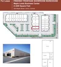 330 S Maple St, Corona, CA for lease Floor Plan- Image 1 of 1