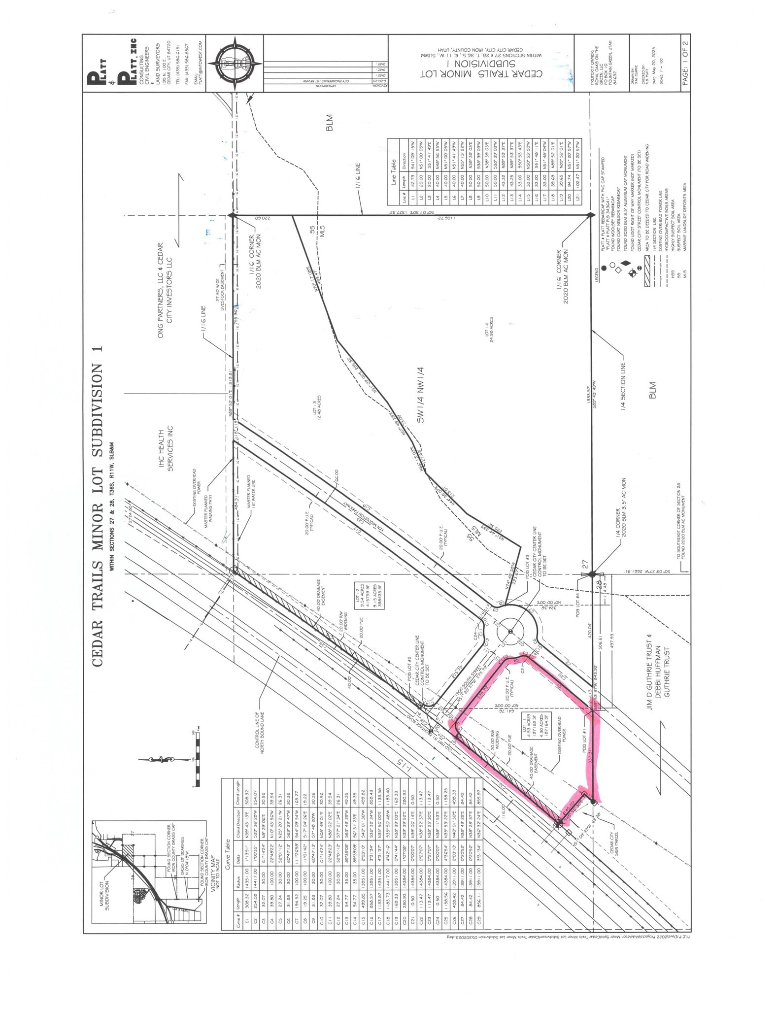 Lot 1 Old Highway 91, Cedar City, UT for sale Primary Photo- Image 1 of 2
