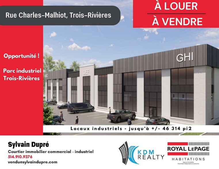 4650 Rue Charles-Malhiot, Trois-Rivières, QC à louer - Photo du bâtiment - Image 1 de 6