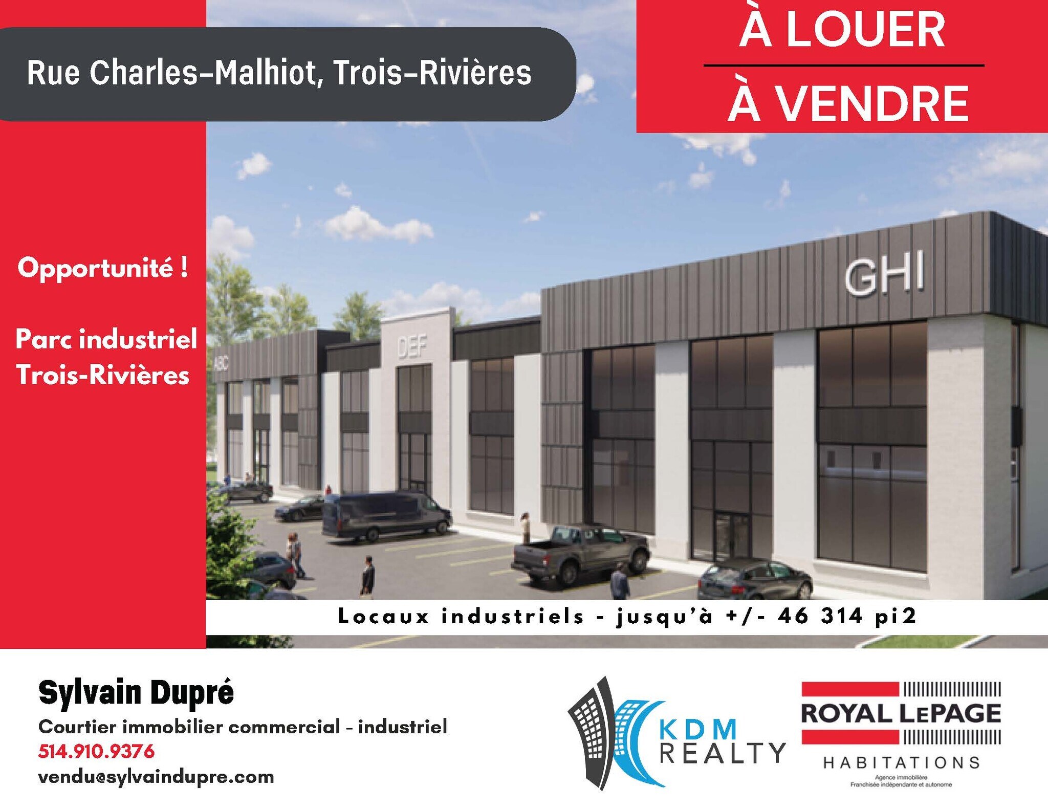 4650 Rue Charles-Malhiot, Trois-Rivières, QC à louer Photo principale- Image 1 de 8