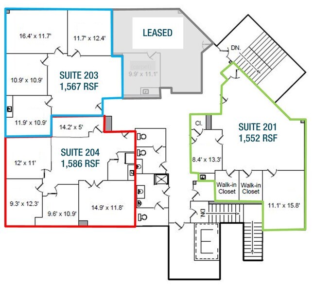 181 W Boardwalk Dr, Fort Collins, CO à louer - Plan d’étage - Image 2 de 9