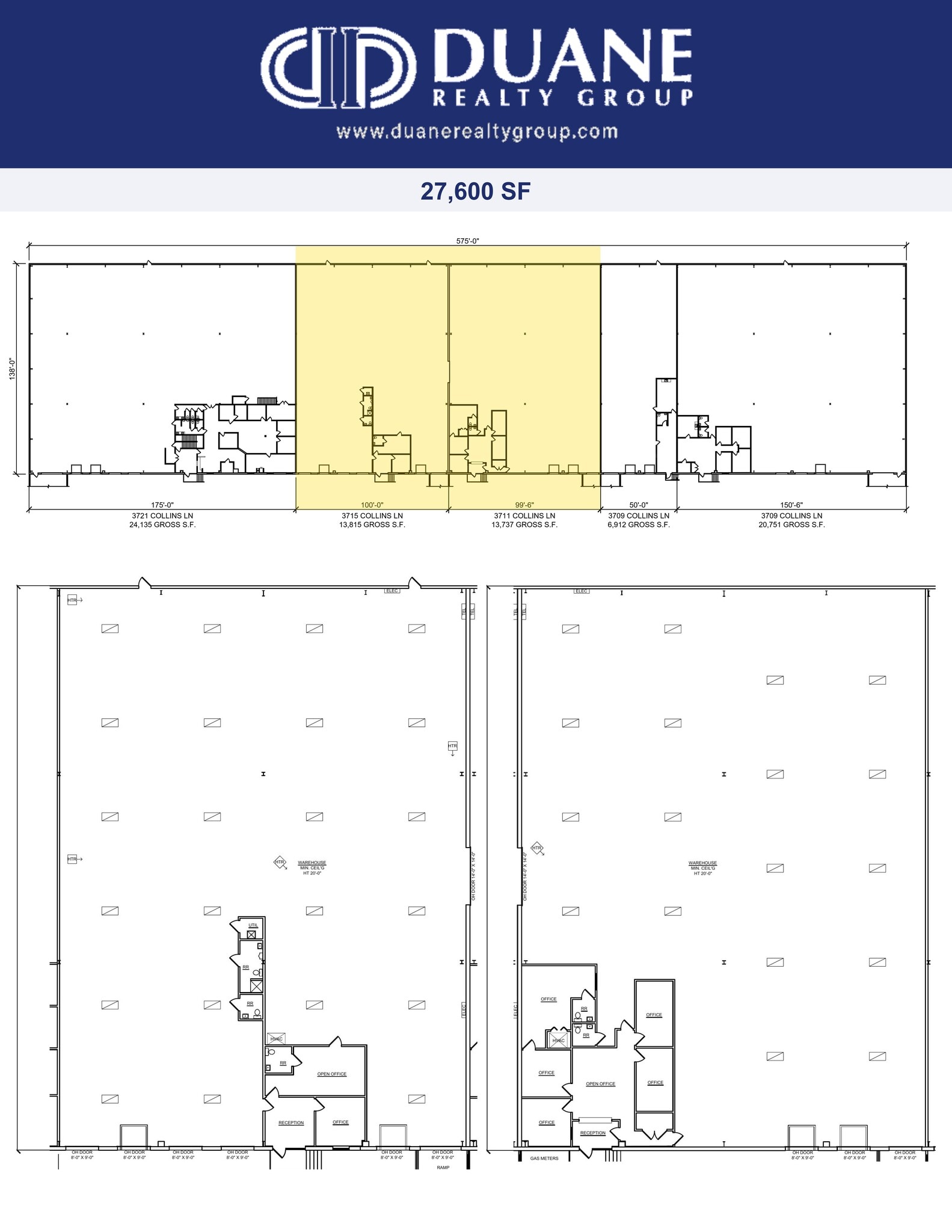 3701-3825 Collins Ln, Louisville, KY à louer Plan de site- Image 1 de 3