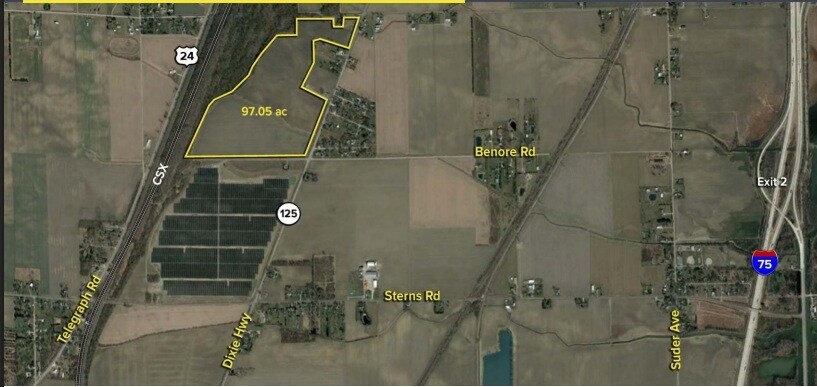 Dixie Hwy, Erie, MI à vendre - Aérien - Image 2 de 4