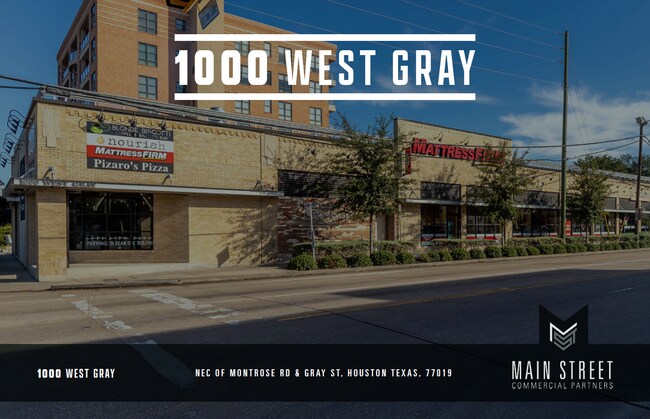 Plus de détails pour 1000-1020 W Gray St, Houston, TX - Commerce de détail à louer