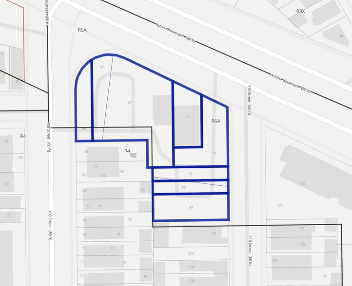 108-04-108-14 Astoria Blvd, East Elmhurst, NY for sale - Plat Map - Image 2 of 2