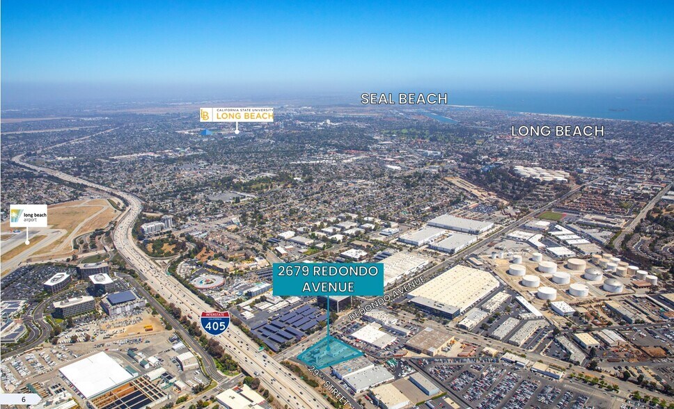 2679 Redondo Ave, Long Beach, CA à vendre - Aérien - Image 3 de 4