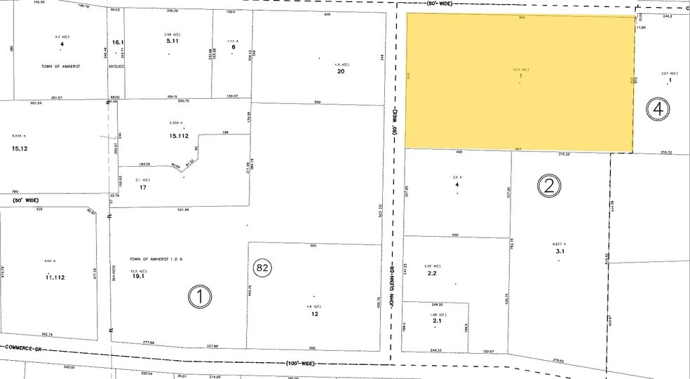 435 Creekside Dr, Amherst, NY for lease - Plat Map - Image 3 of 4