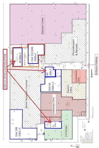 535 Bayfield St, Barrie, ON for lease - Site Plan - Image 1 of 7
