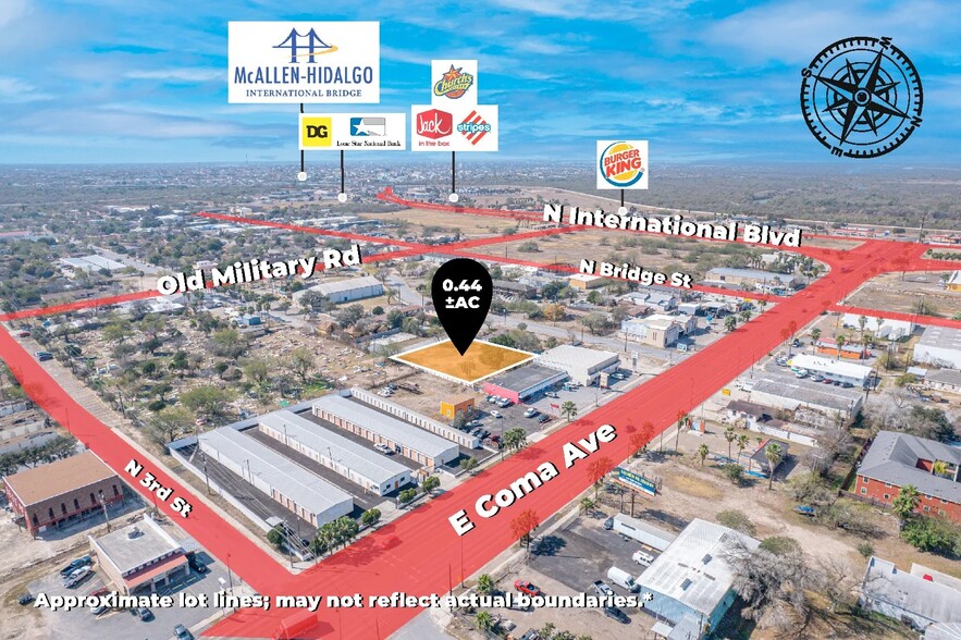 0 Brazil St, Hidalgo, TX à vendre - Aérien - Image 2 de 5