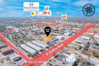 0 Brazil St, Hidalgo, TX - Aerial map view - Image1