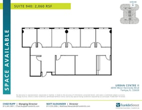 4830 W Kennedy Blvd, Tampa, FL for lease Floor Plan- Image 1 of 1