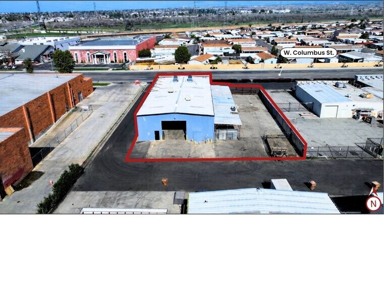 1135 W Columbus St, Bakersfield, CA à vendre - Photo du bâtiment - Image 2 de 6