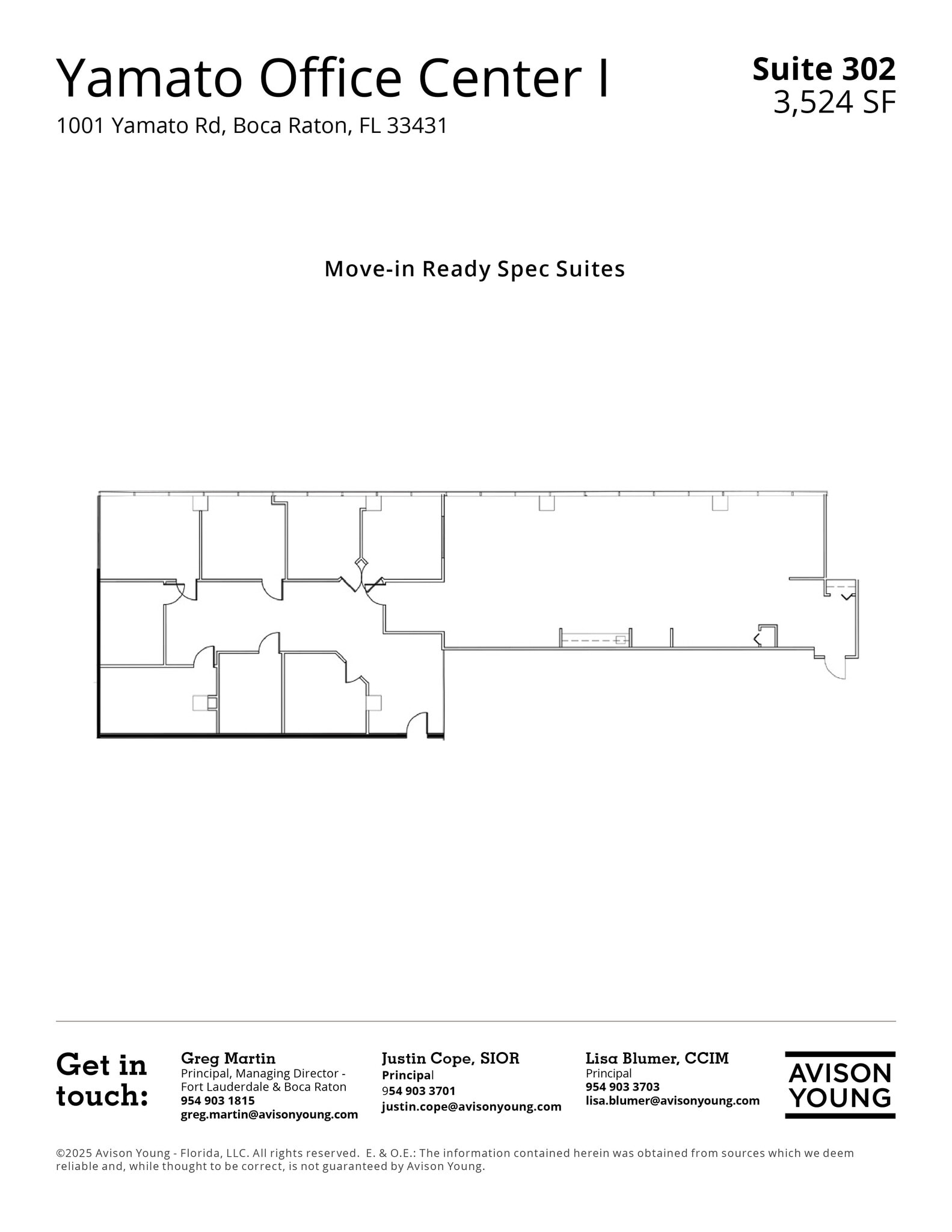 999-1001 W Yamato Rd, Boca Raton, FL à louer Photo intérieure- Image 1 de 1