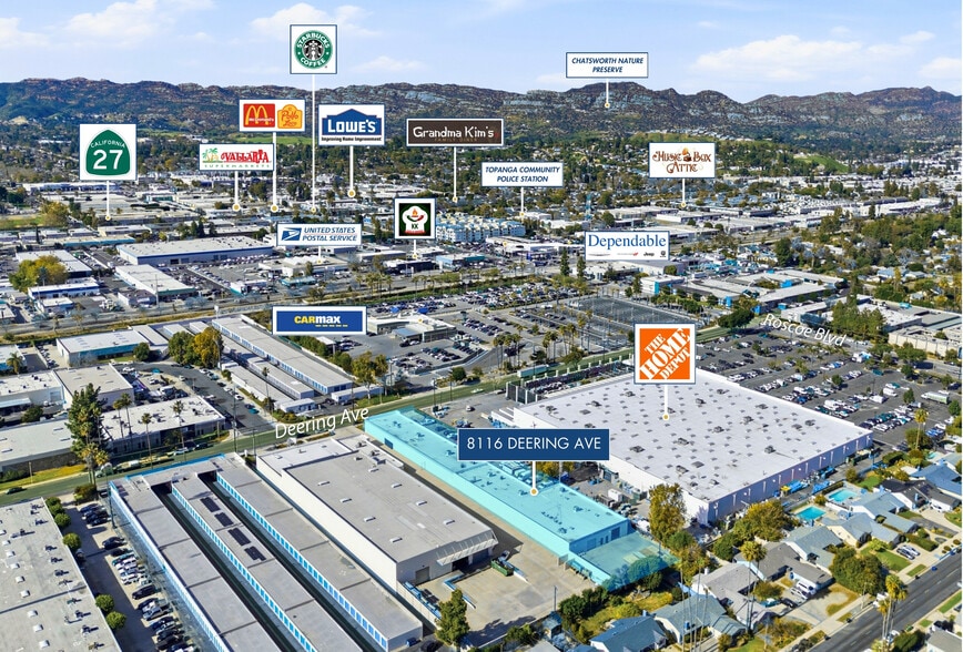 8116-8144 Deering Ave, Canoga Park, CA for lease - Building Photo - Image 2 of 26