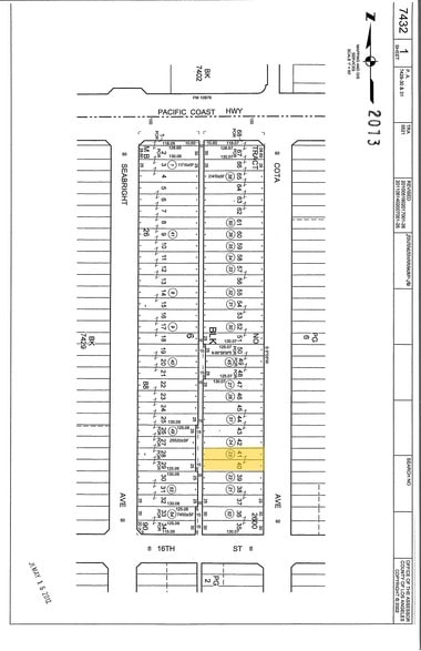1667-1669 Cota Ave, Long Beach, CA for sale - Plat Map - Image 2 of 2