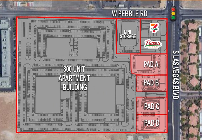 W Pebble, Las Vegas, NV à vendre - Photo du bâtiment - Image 3 de 3