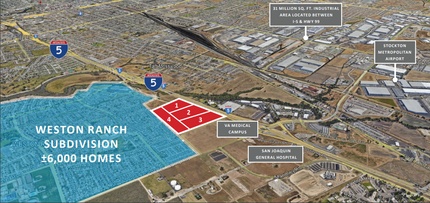 4245 Manthey Rd, Stockton, CA - aerial  map view