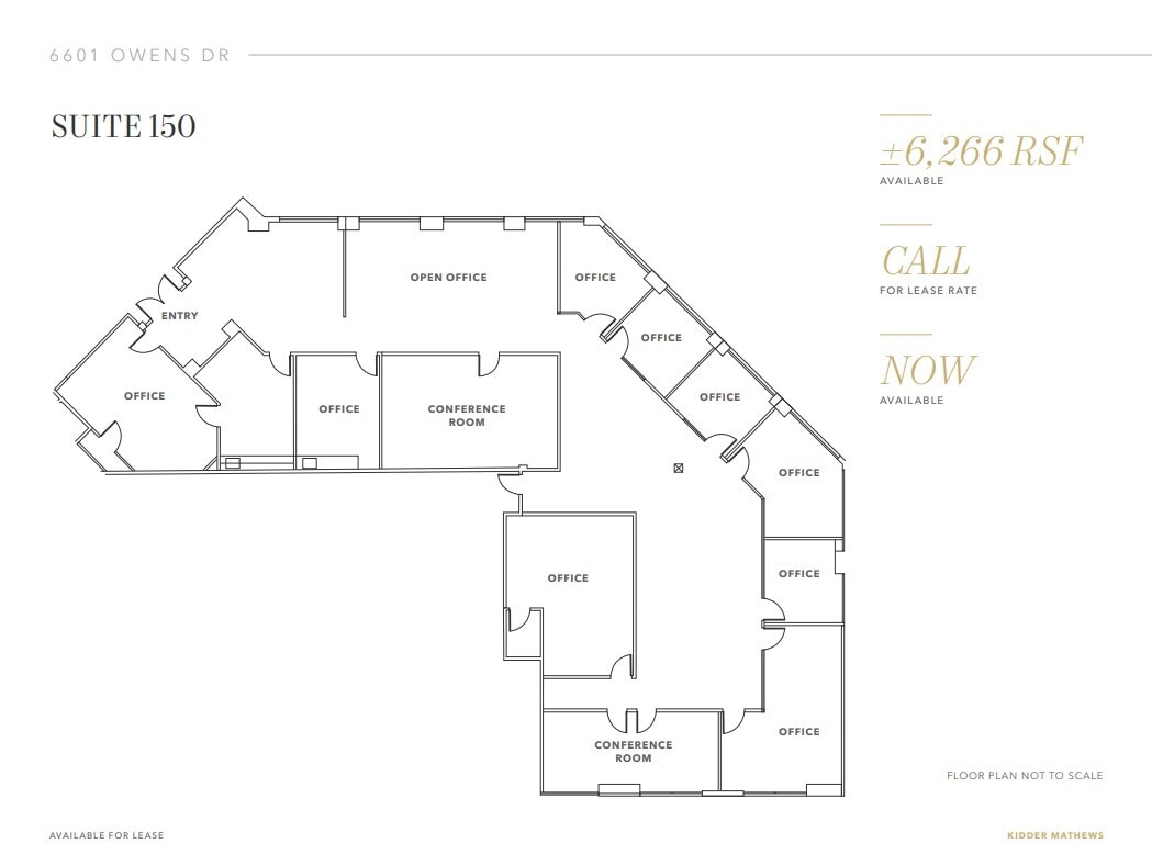 6601 Owens Dr, Pleasanton, CA à louer Plan d’étage- Image 1 de 1