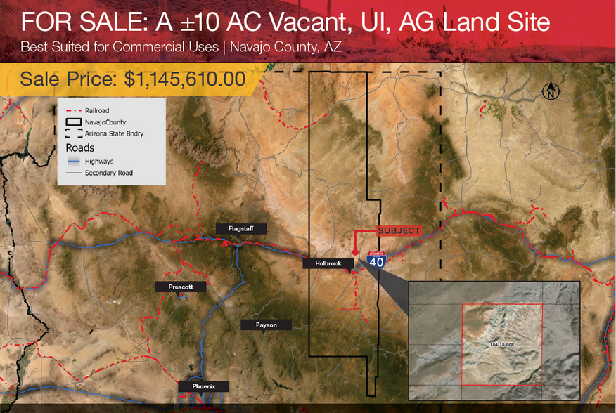 ±10 AC Vacant Land Navajo County, AZ, Hereford, AZ à vendre - Photo du b timent - Image 1 de 1