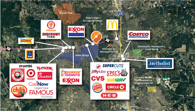 2615 Fm 1488, Conroe, TX - AERIAL  map view