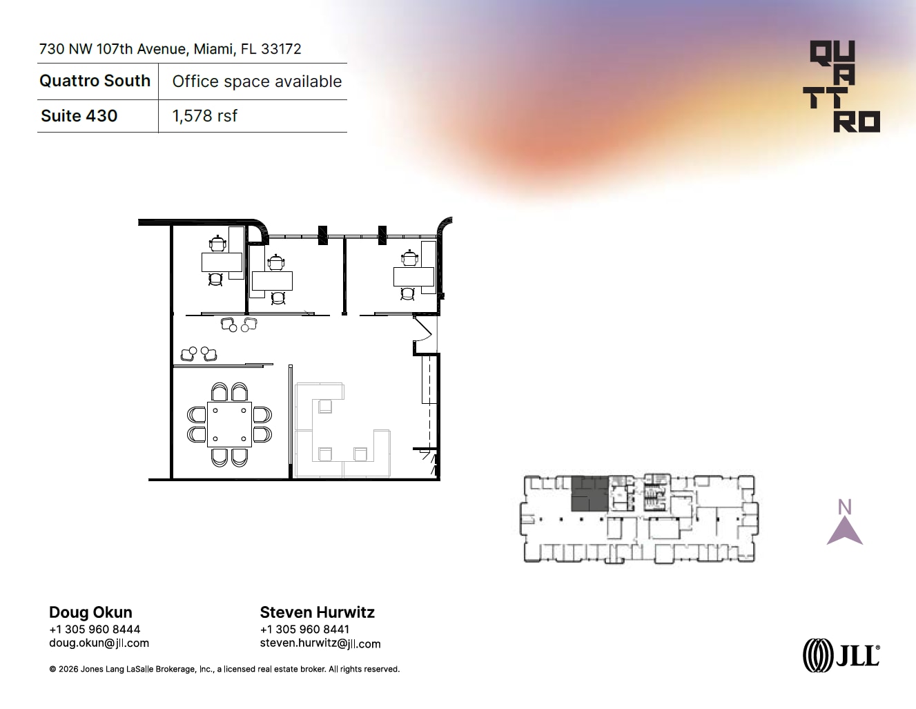700 NW 107th Ave, Miami, FL à louer Plan d’étage- Image 1 de 1