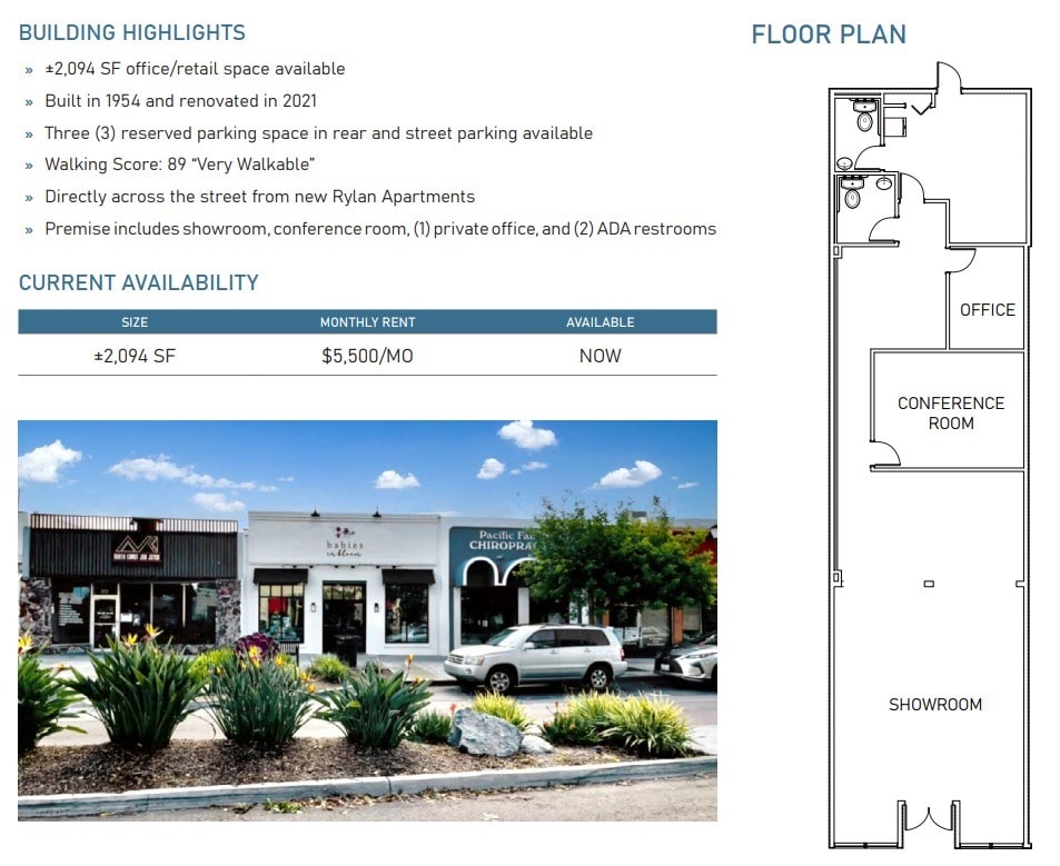 127 Main St, Vista, CA for lease Floor Plan- Image 1 of 1