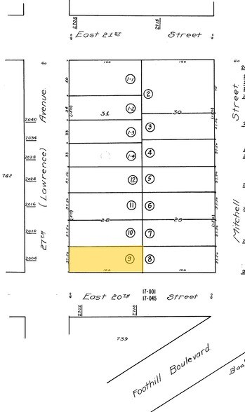 2004 27th Ave, Oakland, CA à vendre - Plan cadastral - Image 3 de 16