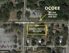 E Silver Star Rd, Ocoee, FL - Aerial  map view