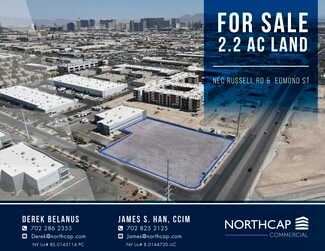 Plus de détails pour 5640 Edmond St, Las Vegas, NV - Terrain à vendre