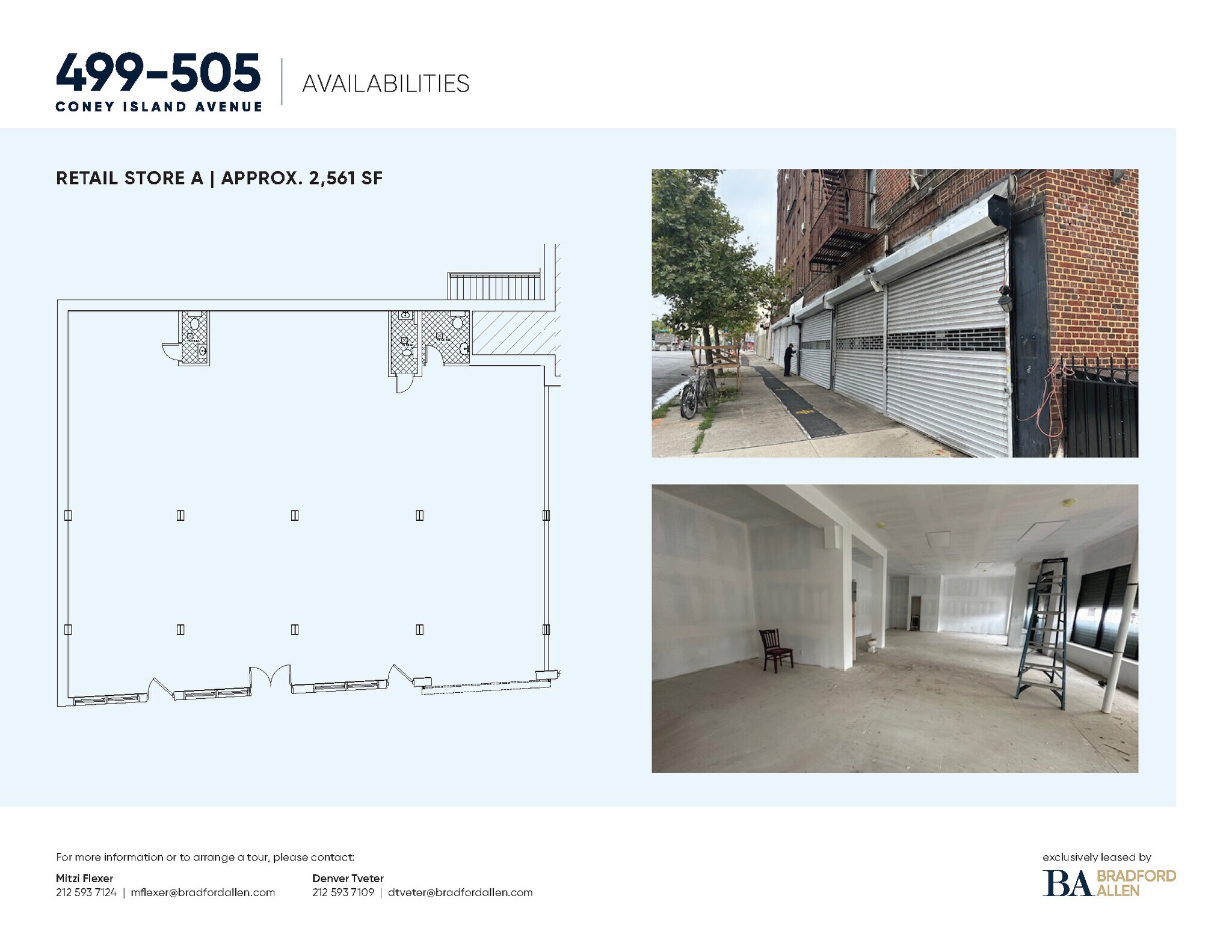 499-505 Coney Island Ave, Brooklyn, NY for lease Floor Plan- Image 1 of 3