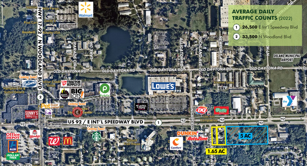 576 E International Speedway Blvd, Deland, FL à vendre - Photo du b timent - Image 1 de 4