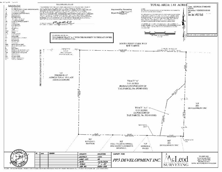 0 Perry Pky, Perry, GA for sale - Plat Map - Image 2 of 5