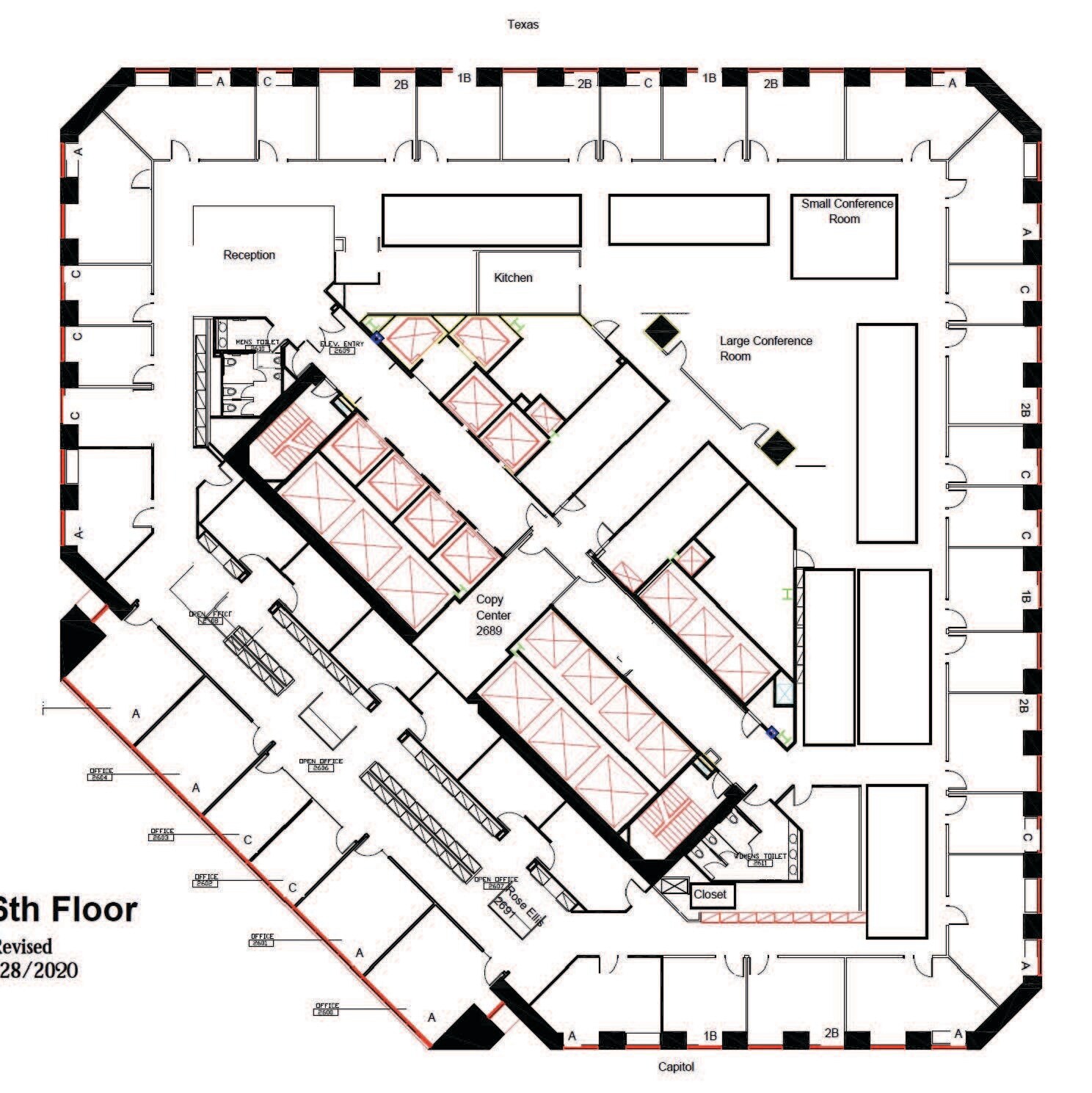 600 Travis St, Houston, TX for lease Floor Plan- Image 1 of 1