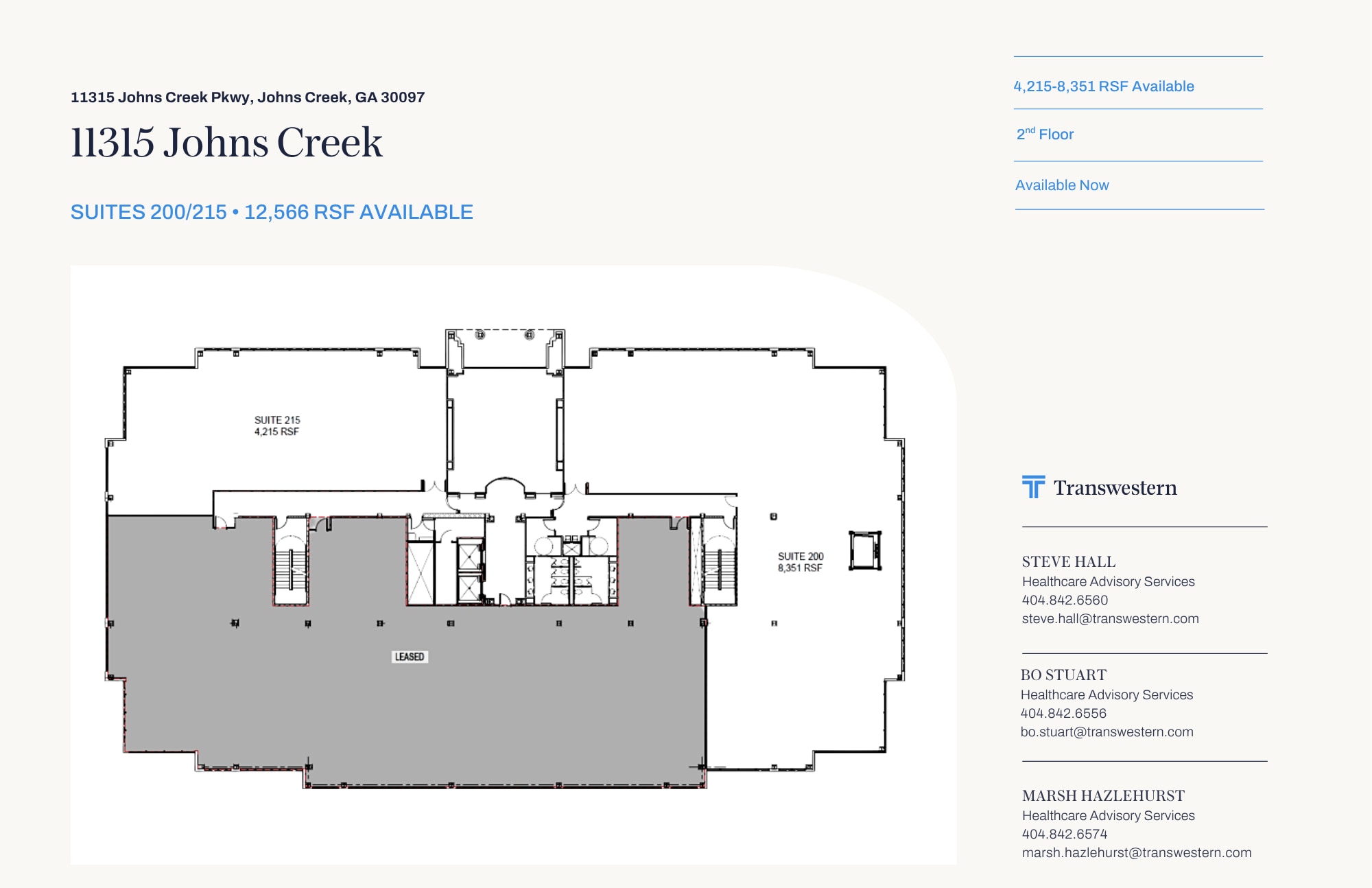 11315 Johns Creek Pky, Duluth, GA à louer Plan d’étage- Image 1 de 1