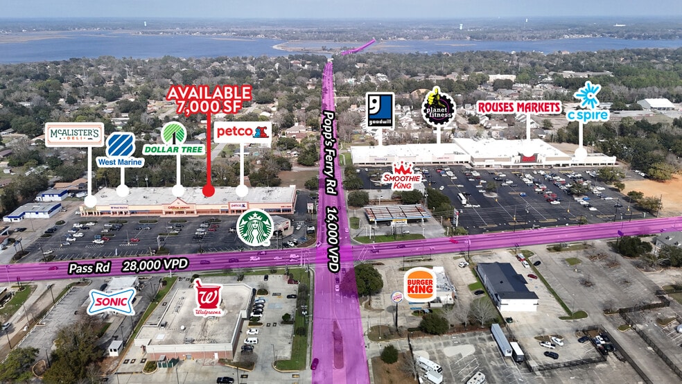 2414 Pass Road, Biloxi, MS for lease - Building Photo - Image 2 of 9