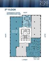 2120 L St NW, Washington, DC à louer Plan d  tage- Image 1 de 1