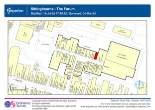 High St, Sittingbourne for lease Site Plan- Image 1 of 2