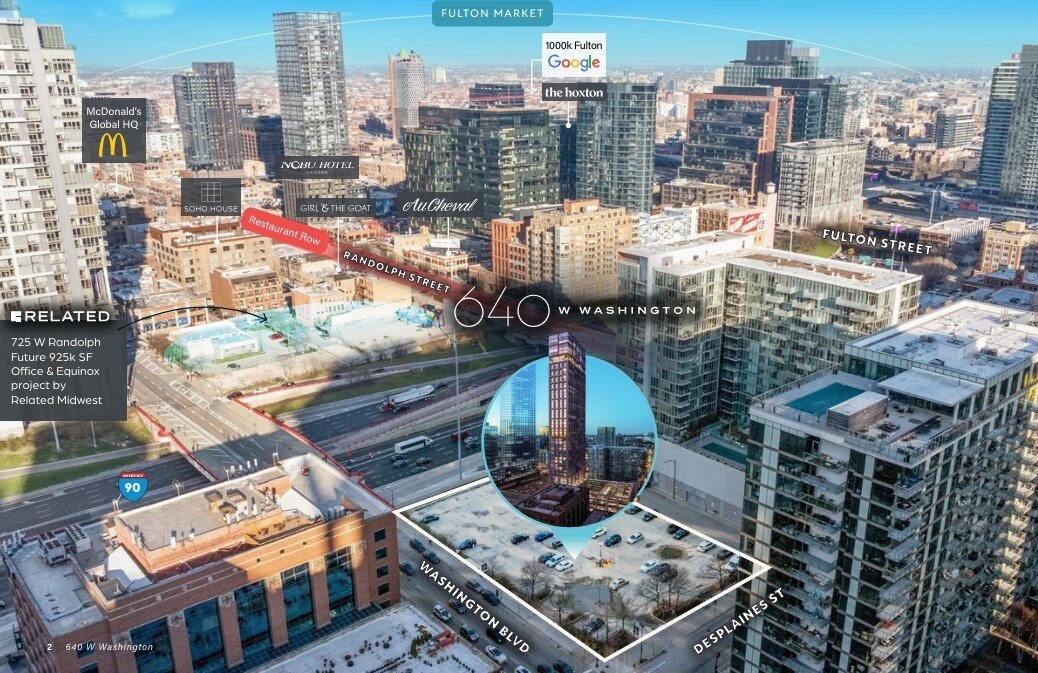 640 W Washington Blvd, Chicago, IL à vendre Photo du bâtiment- Image 1 de 2