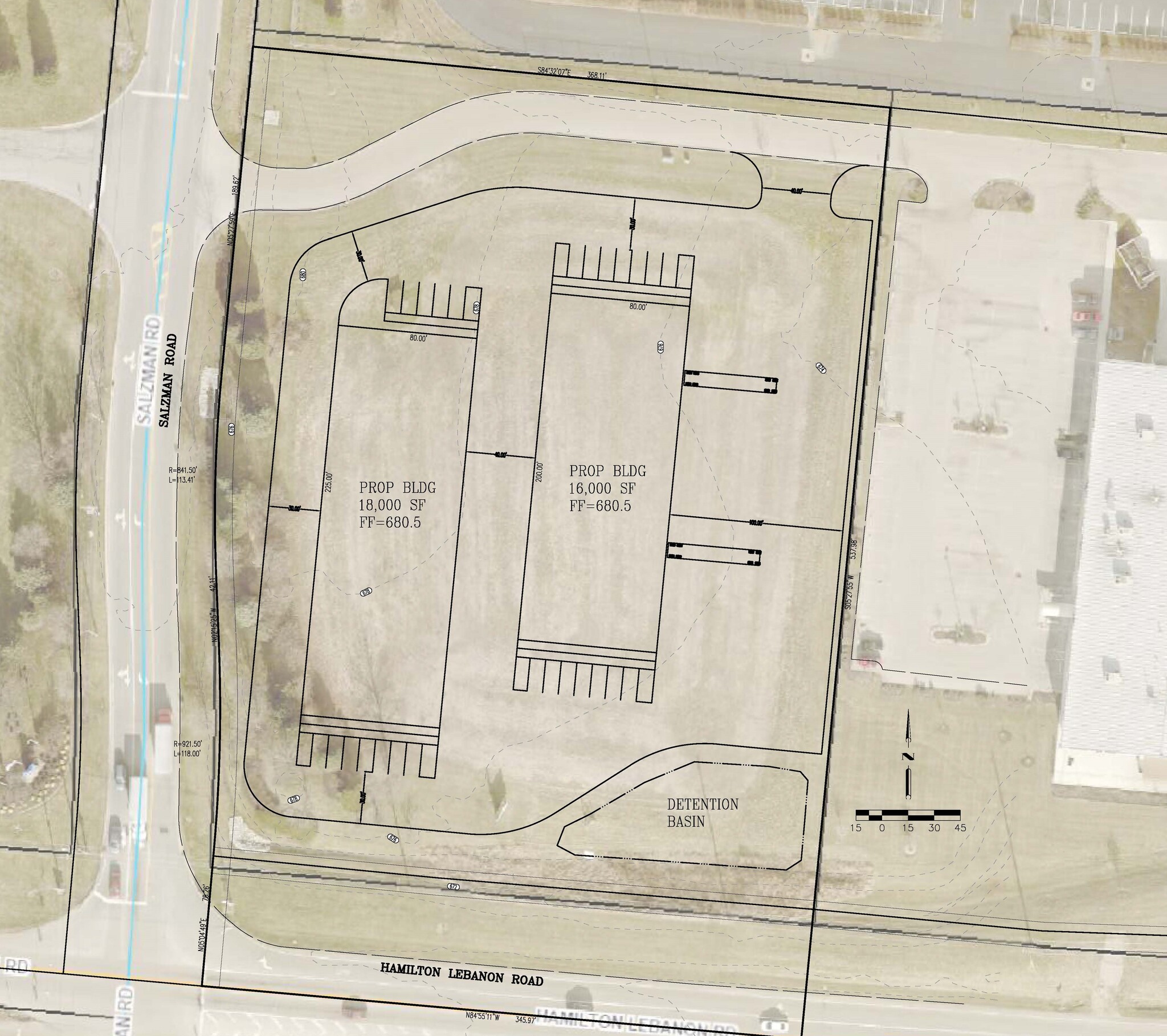 Hamilton Lebanon Rd, Monroe, OH à louer Plan de site- Image 1 de 1