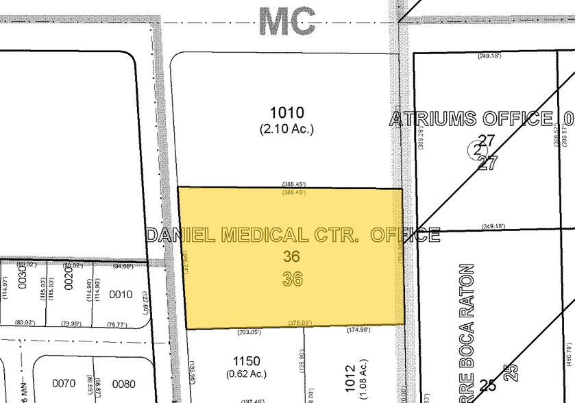 1000 NW 9th Ct, Boca Raton, FL à vendre - Plan cadastral - Image 3 de 4