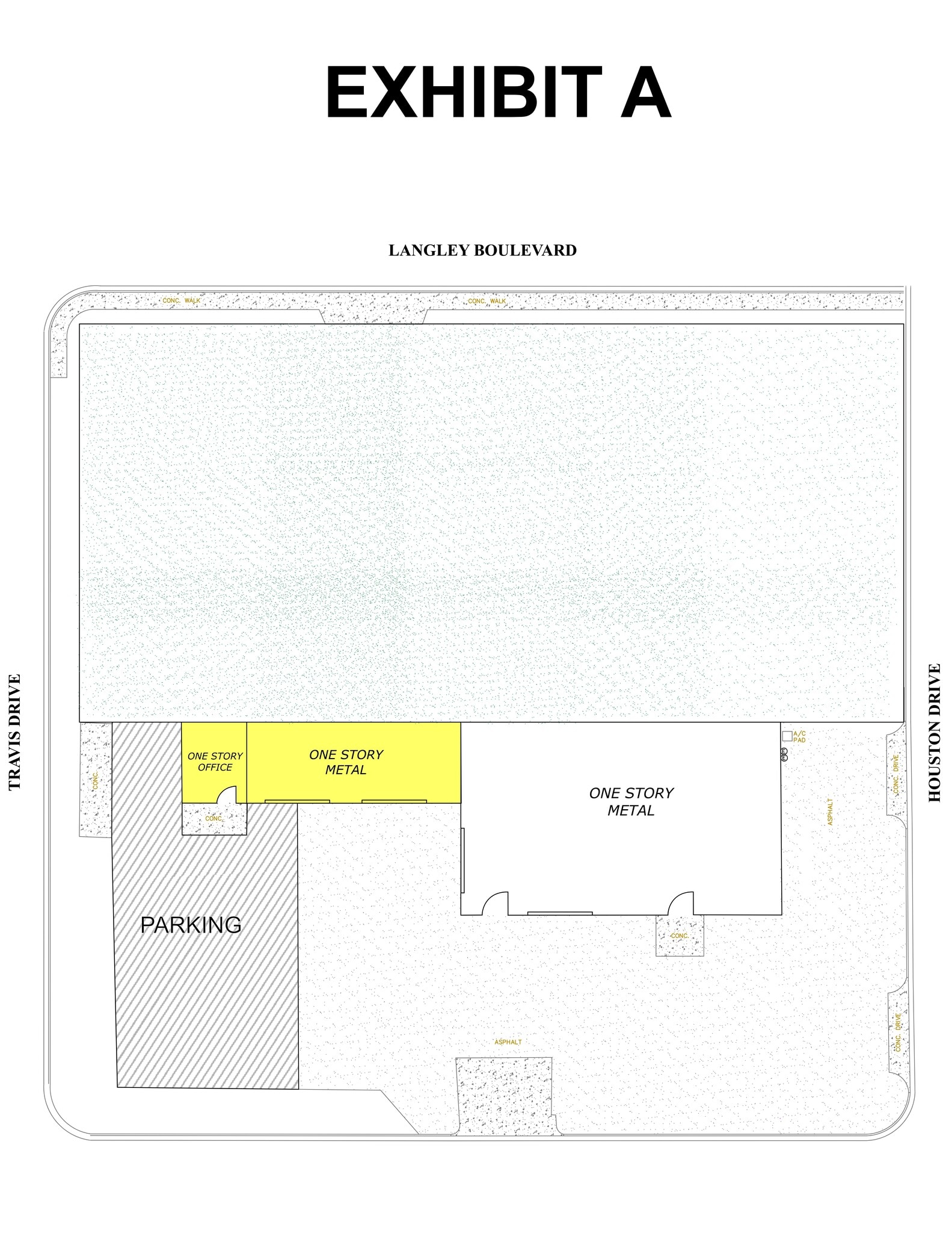 205 W Byrd Blvd, Universal City, TX à louer Plan de site- Image 1 de 26