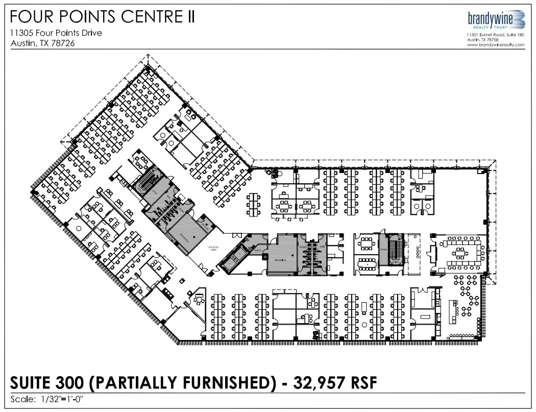 11305 Four Points Dr, Austin, TX for lease Floor Plan- Image 1 of 1