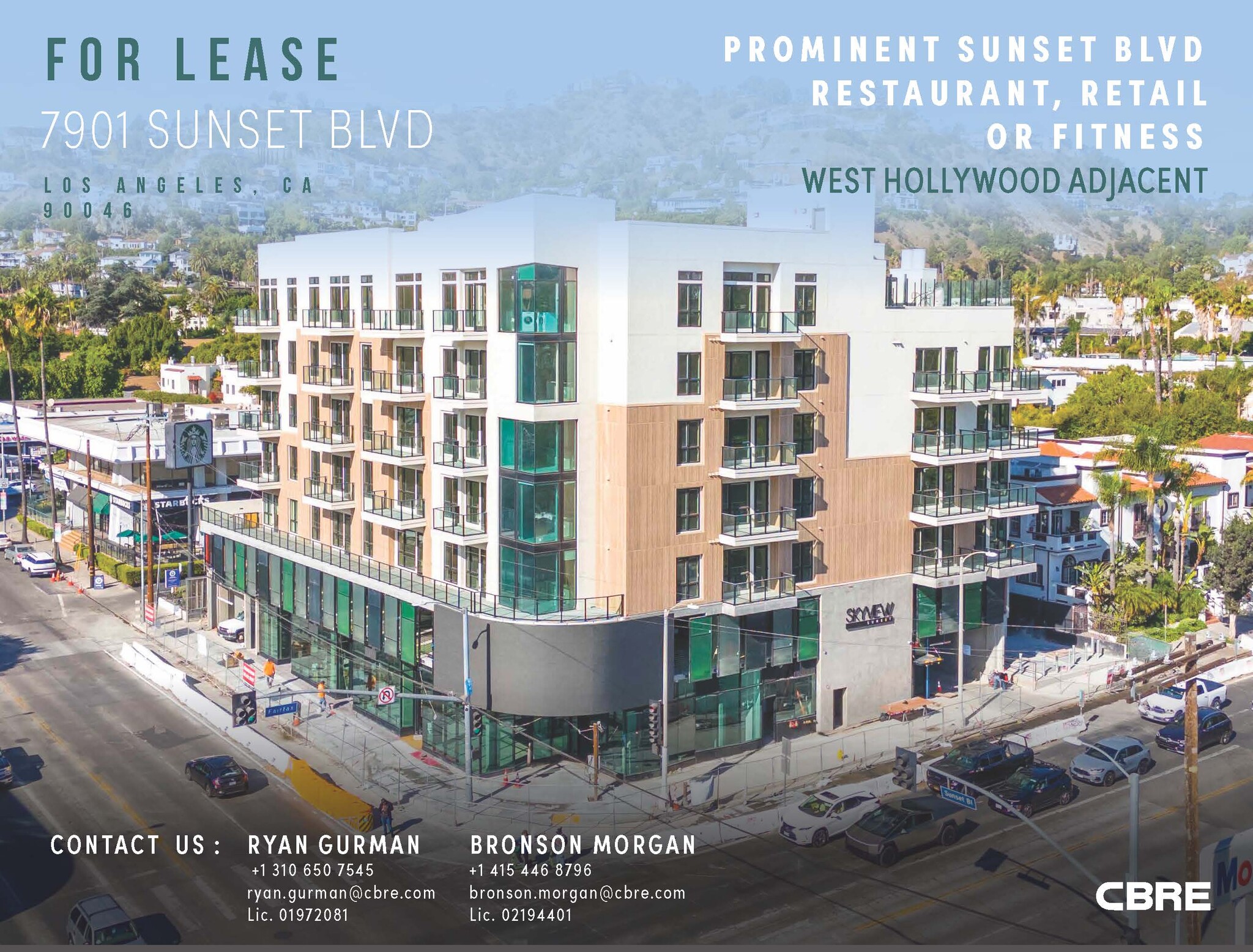 7901 W Sunset Blvd, Los Angeles, CA for lease Primary Photo- Image 1 of 10