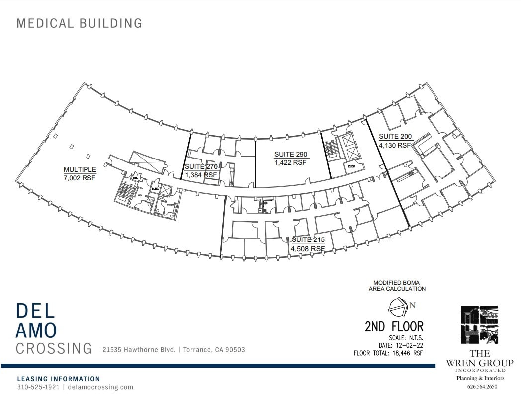 21515 Hawthorne Blvd, Torrance, CA for lease Floor Plan- Image 1 of 2